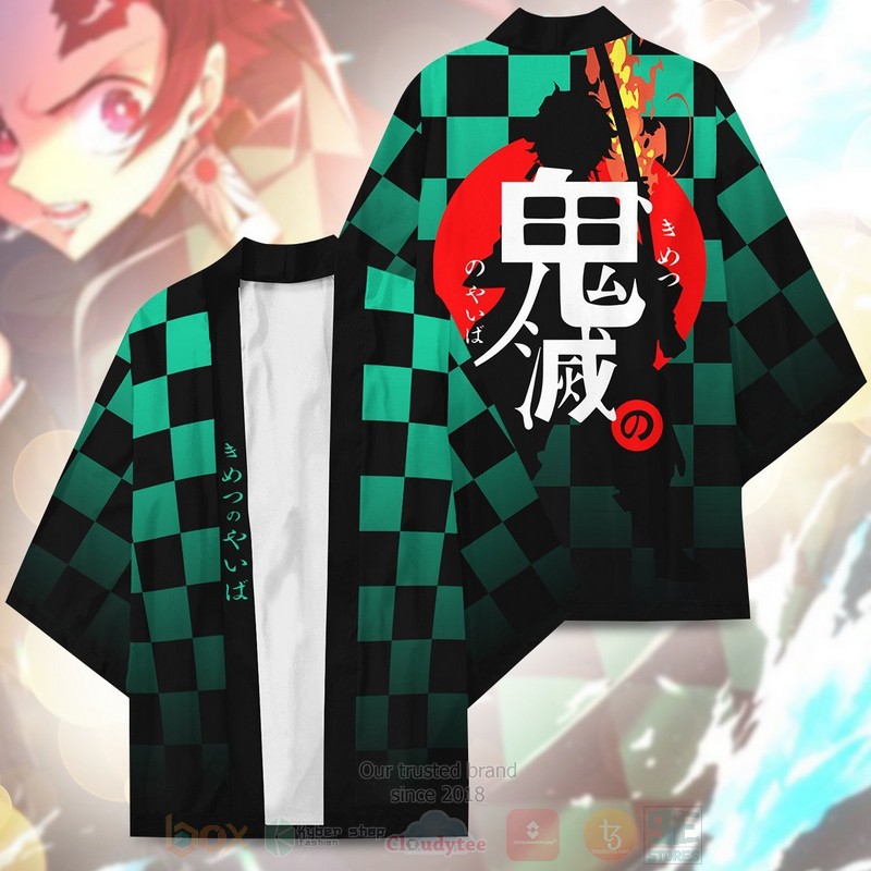Anime Kimetso No Yaiba Tanjiro Demon Slayer Inspired Kimono 1