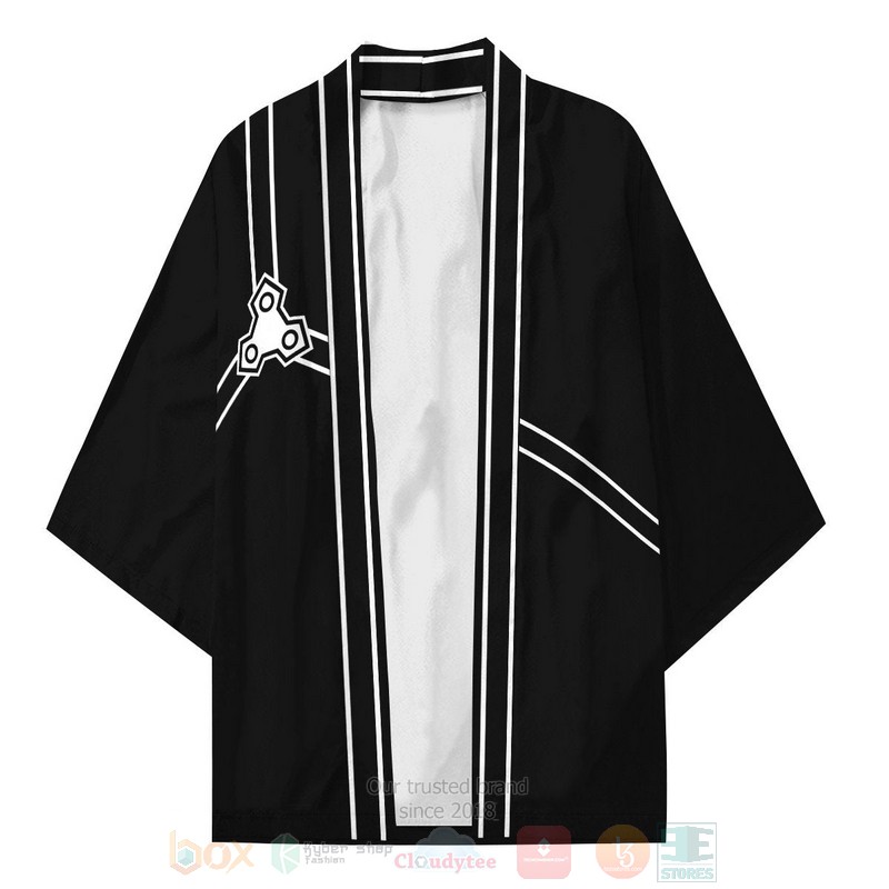 Anime Kirito Elucidator Sword Art Online Inspired Kimono 1 2