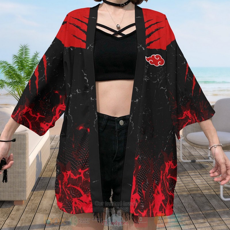 Anime Naruto Akatsuki Pride Inspired Kimono 1 2 3 4