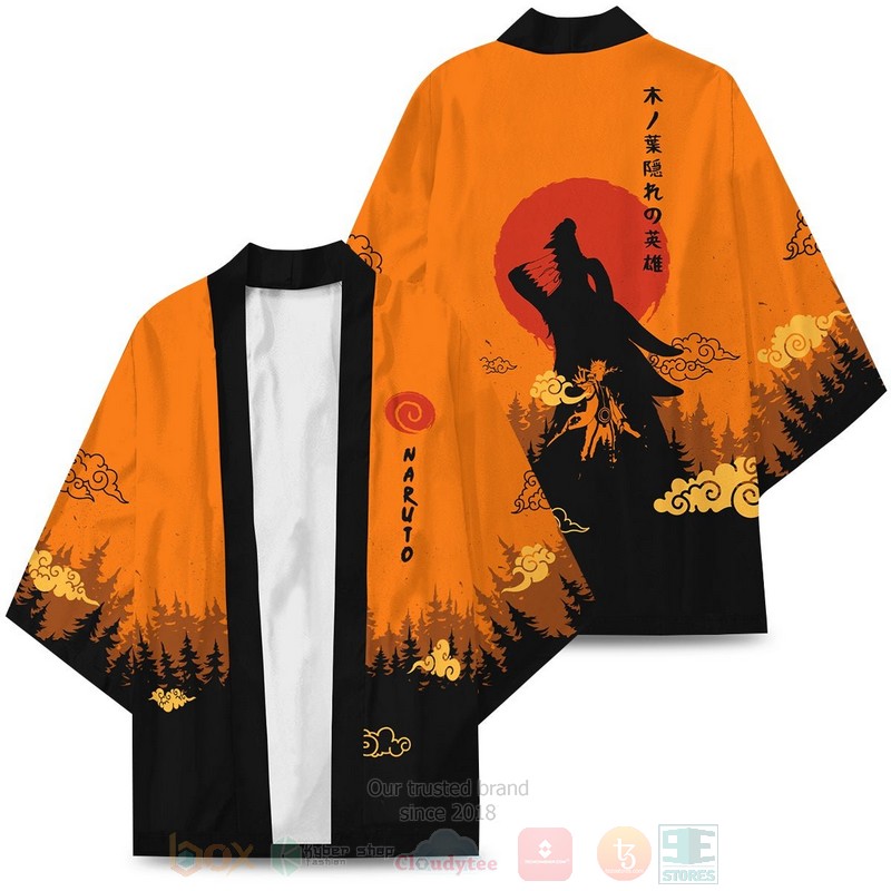 Anime Naruto Kyubi Inspired Kimono