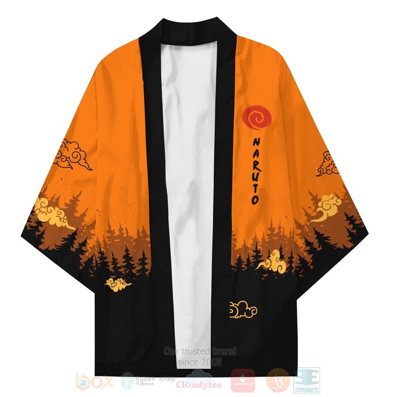 Anime Naruto Kyubi Inspired Kimono 1 2
