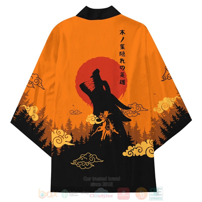Anime Naruto Kyubi Inspired Kimono 1 2 3
