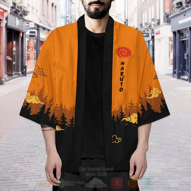 Anime Naruto Kyubi Inspired Kimono 1 2 3 4 5 6