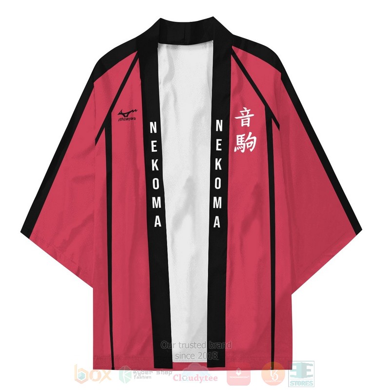 Anime Nekoma High Haikyuu Custom Name Inspired Kimono 1 2