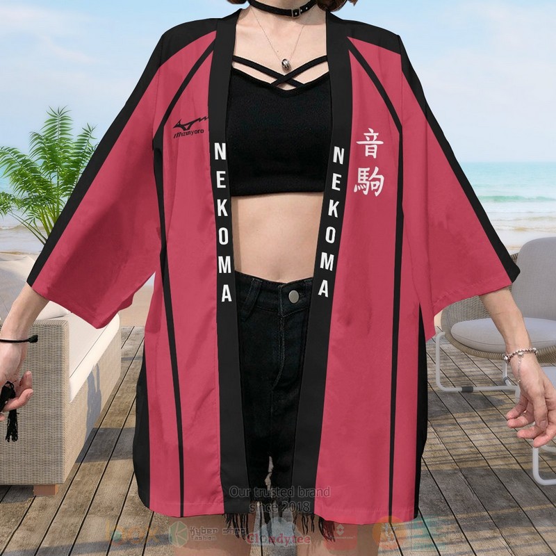 Anime Nekoma High Haikyuu Custom Name Inspired Kimono 1 2 3 4