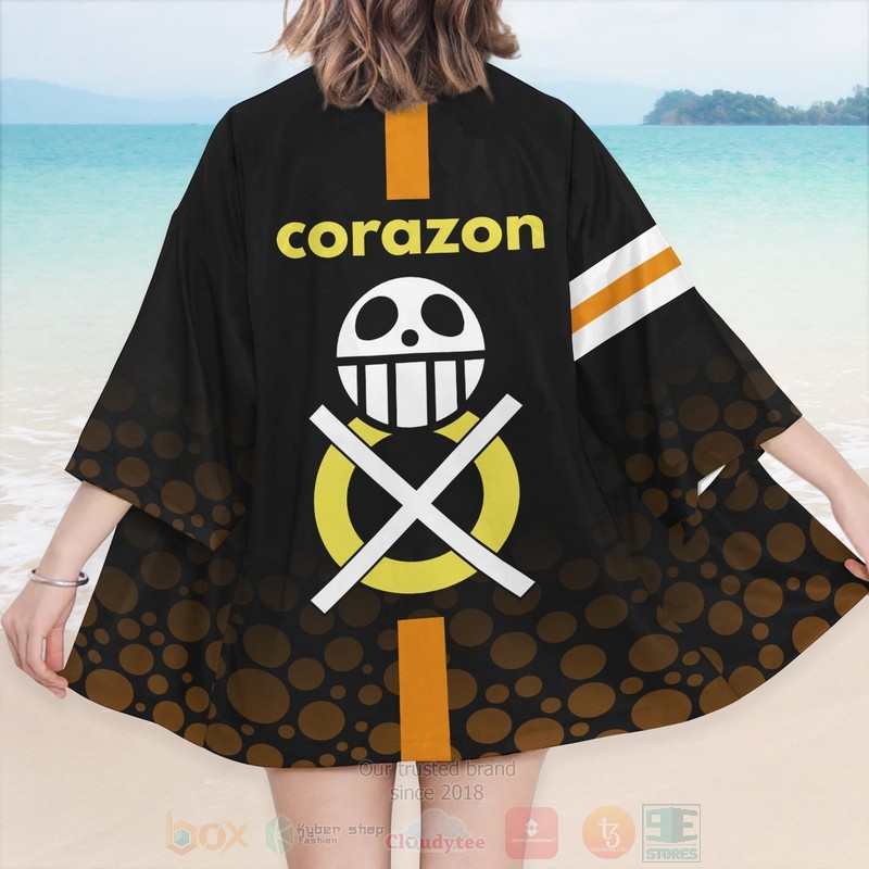 Anime One Piece Corazon Inspired Kimono 1 2 3 4 5