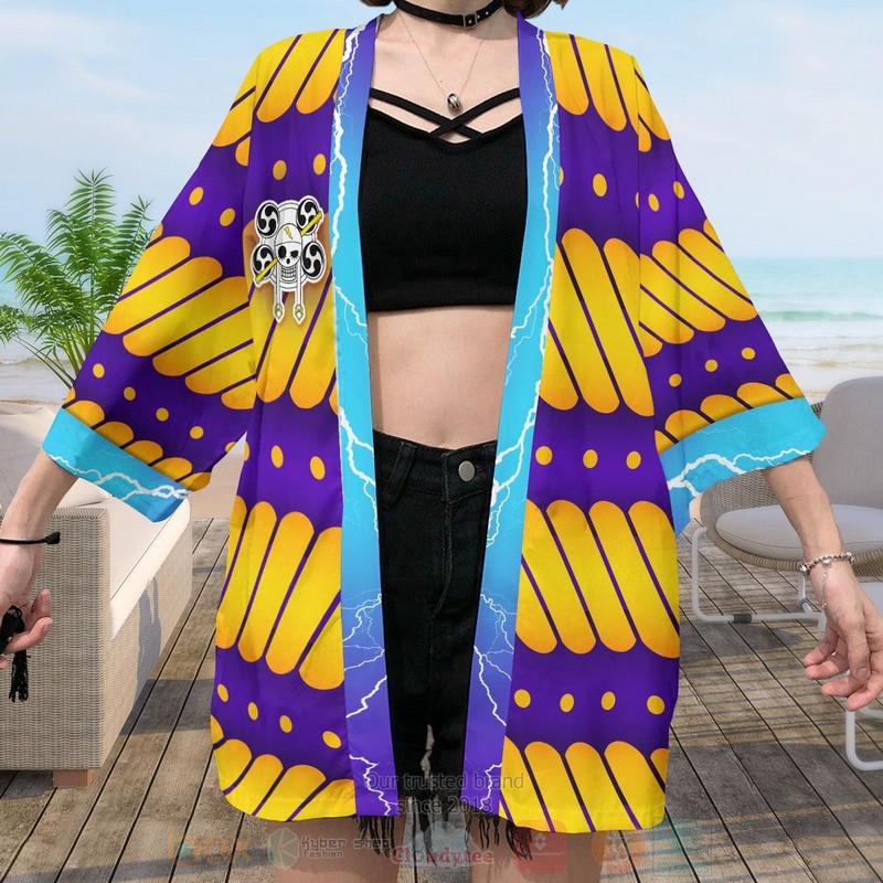 Anime One Piece God Eneru Inspired Kimono 1 2 3 4