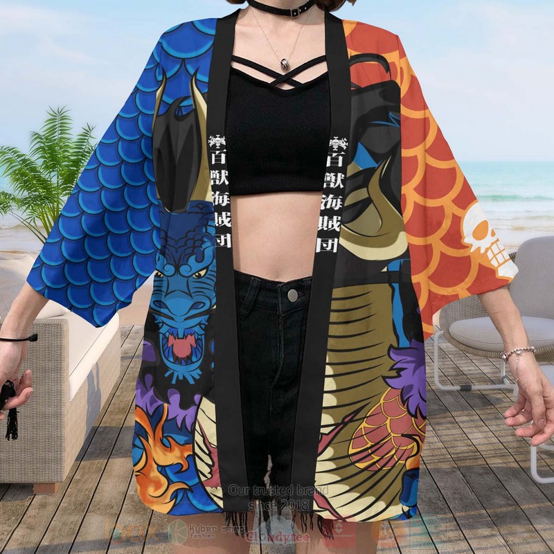 Anime One Piece Yonko Kaido Inspired Kimono 1 2 3 4