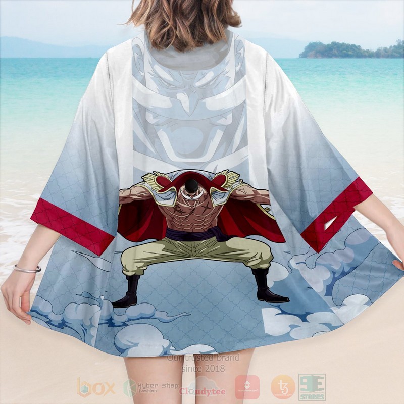Anime One Piece Yonko Whitebeard Inspired Kimono 1 2 3 4 5