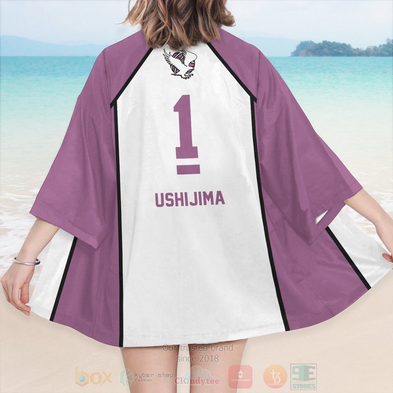 Anime Shiratorizawa High Haikyuu Custom Name Inspired Kimono 1 2 3 4 5