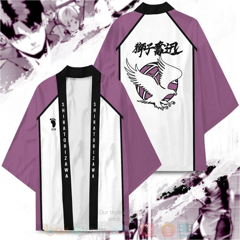 Anime Shiratorizawa High Haikyuu Inspired Kimono 1