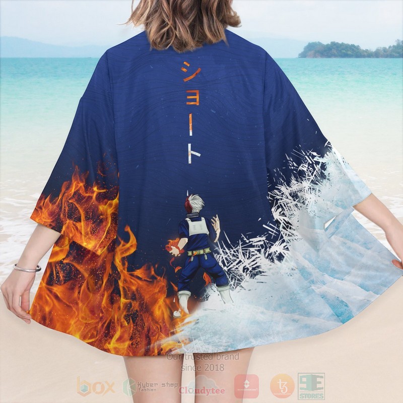 Anime Shoto Hot Cold My Hero Academia Inspired Kimono 1 2 3 4 5