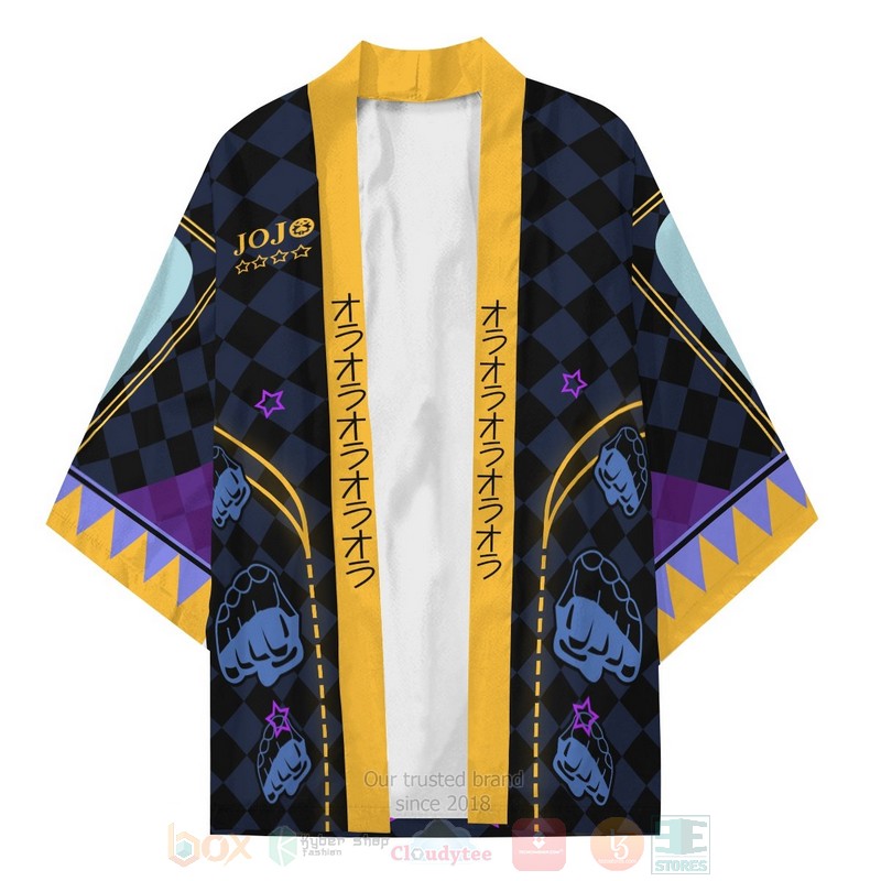 Anime Star Platinum JoJos Inspired Kimono 1 2