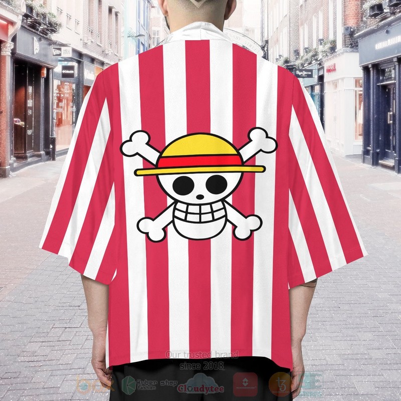 Anime Straw Hat Pirate One Piece Inspired Kimono 1 2 3 4 5 6