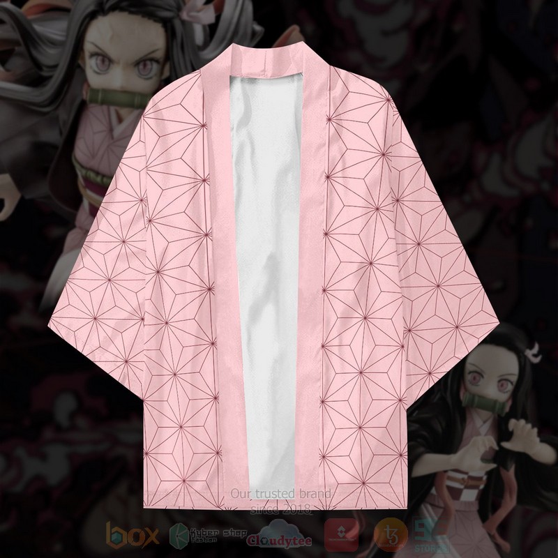 Anime Summer Nezuko Demon Slayer Inspired Kimono 1