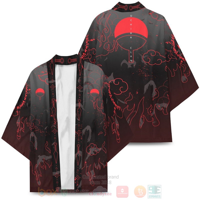 Anime Uchiha Emblem Naruto Inspired Kimono