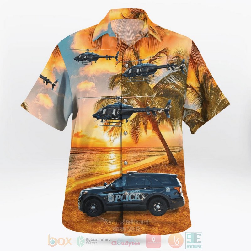 Anne Arundel County Sheriff Vehicles Hawaiian Shirt 1