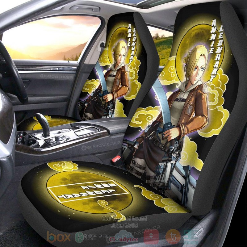 Annie Leonhart Attack On Titan Anime Car Seat Cover 1