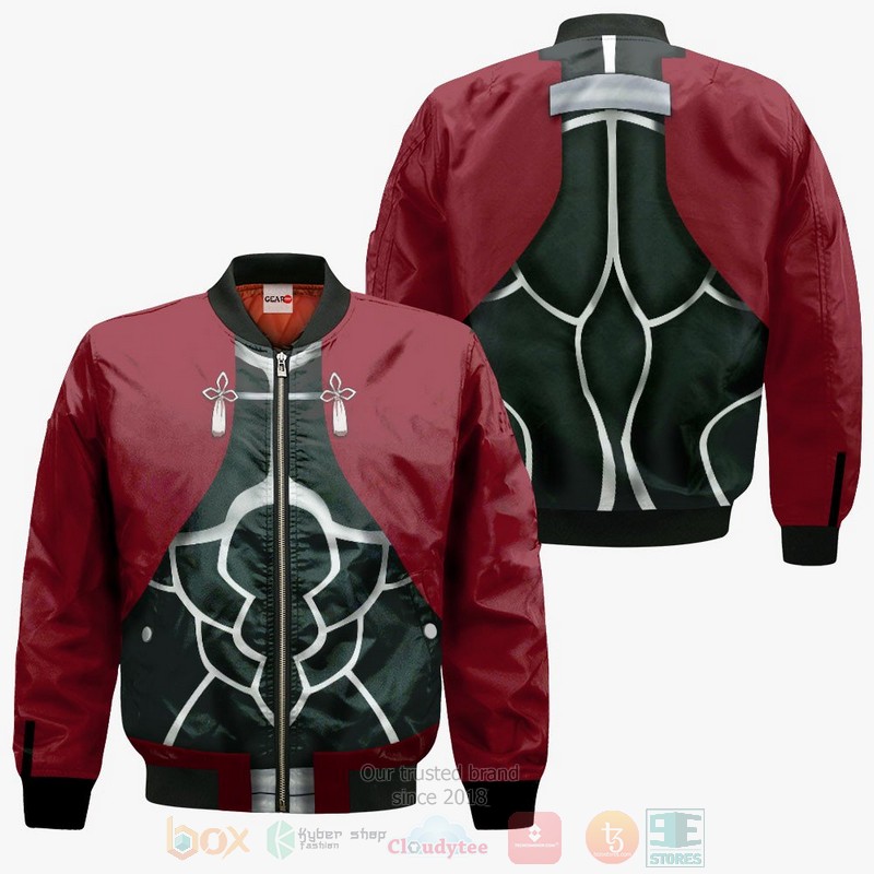 Archer Custom Fate Stay Night Anime 3D Hoodie Bomber Jacket 1 2 3