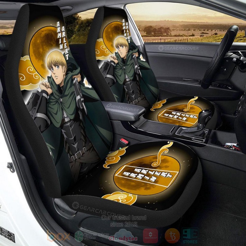 Armin Arlert Attack On Titan Anime Car Seat Cover