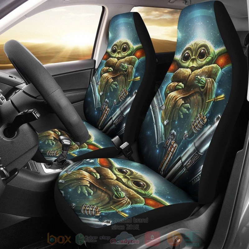 Baby Yoda The Mandalorian Star Wars Car Seat Cover