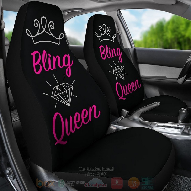 Bling Queen Car Seat Cover