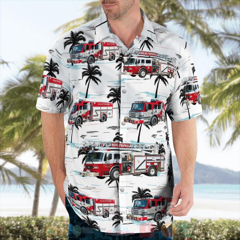 Boiling Springs Fire Department Hawaiian Shirt 1 2