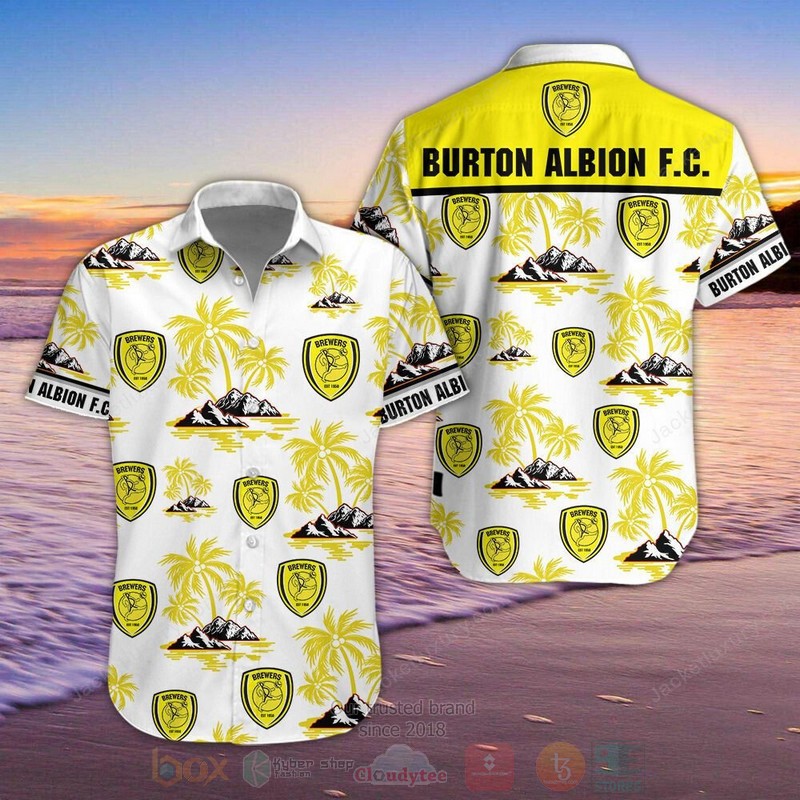 Burton Albion Hawaiian Shirt Short