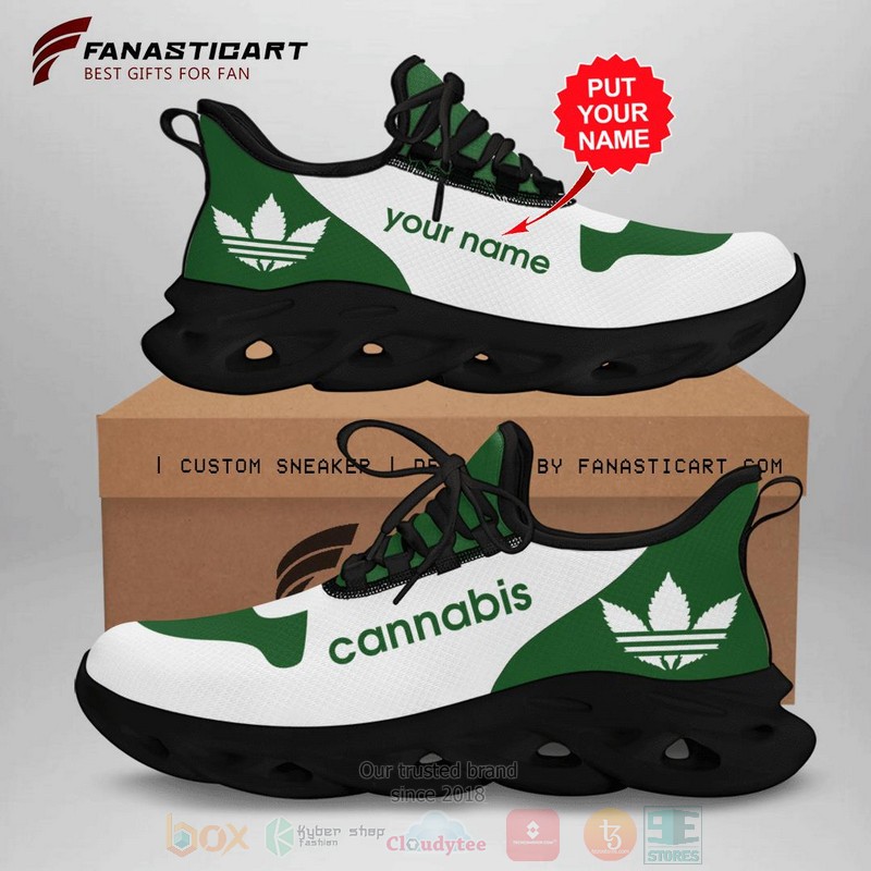 Cannabis Custom Name Clunky Max Soul Shoes