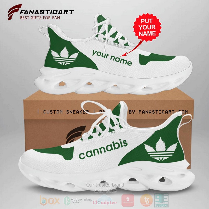Cannabis Custom Name Clunky Max Soul Shoes 1 2