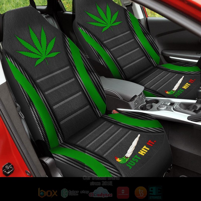 Cannabis Just Hit It Car Seat Cover