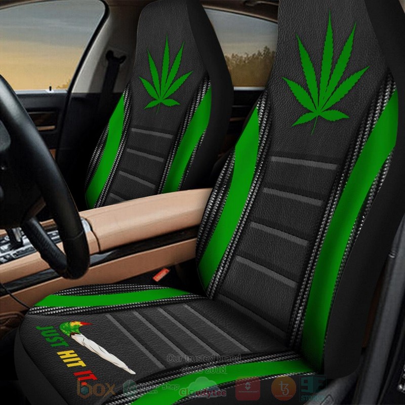 Cannabis Just Hit It Car Seat Cover 1