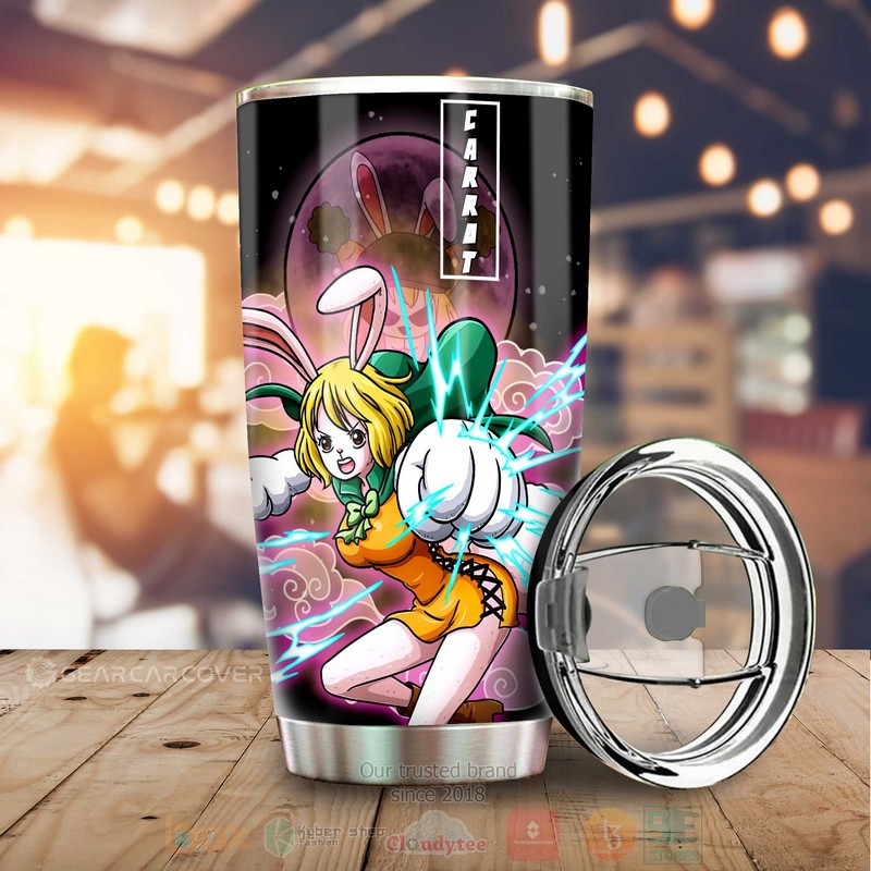Carrot One Piece Pink Anime Tumbler