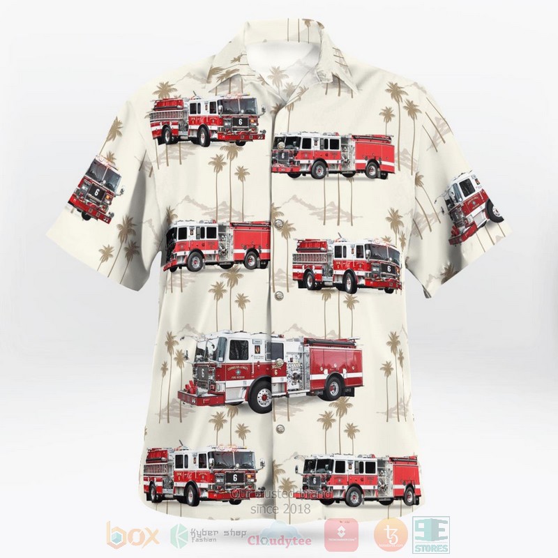 Cornelius Lemley Fire Department Hawaiian Shirt 1