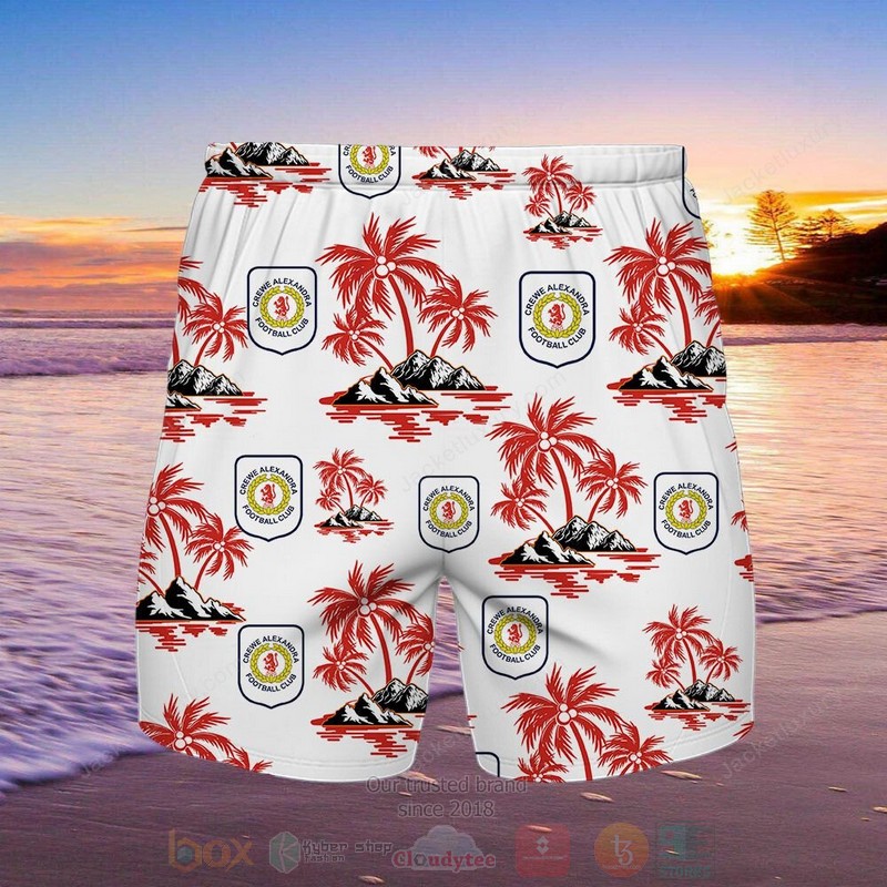 Crewe Alexandra Hawaiian Shirt Short 1