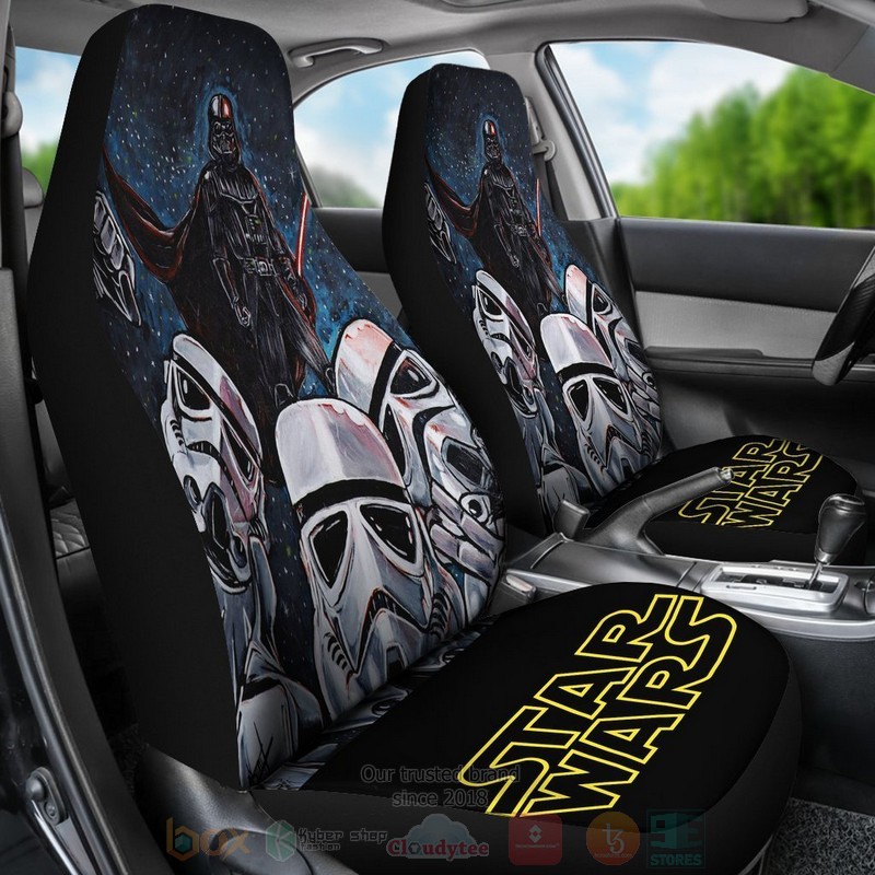 Darth Vader And Stormtroopers Star Wars Car Seat Cover