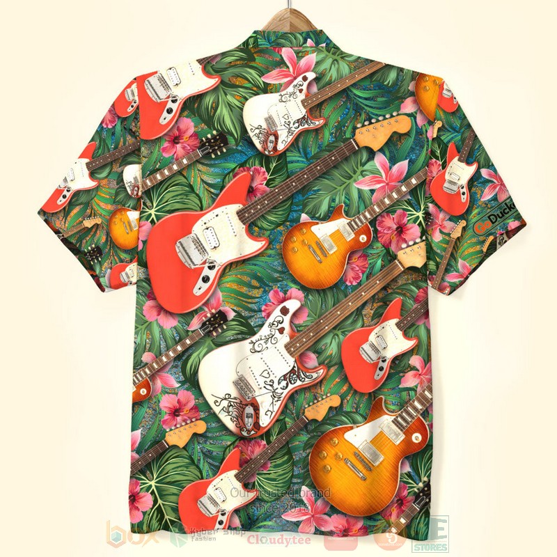 Electric Guitar Hawaiian Shirt 1