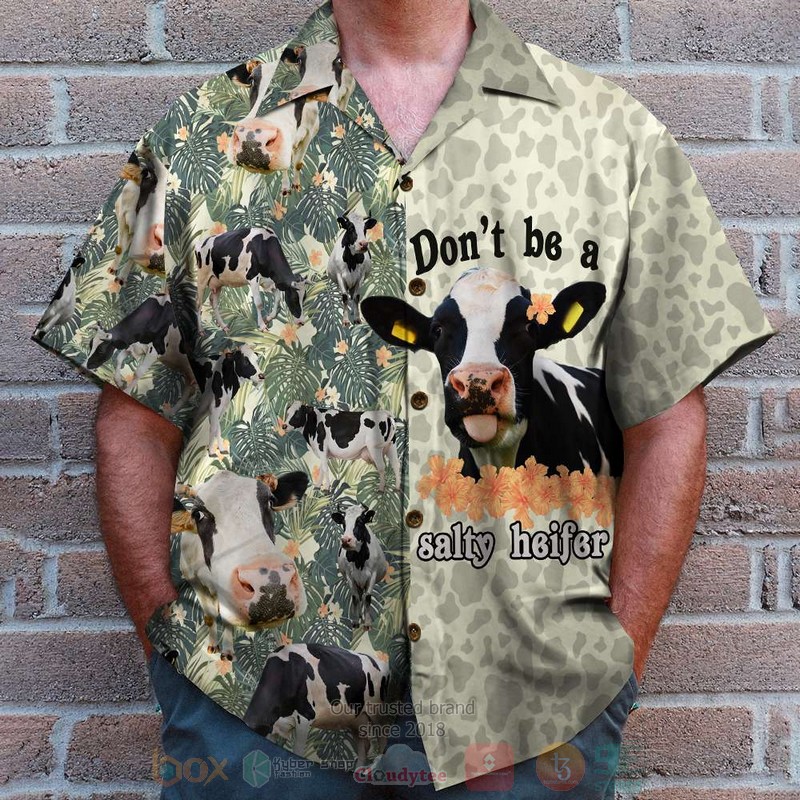Farmer Dont Be A Salty Heifer Hawaiian Shirt 1 2