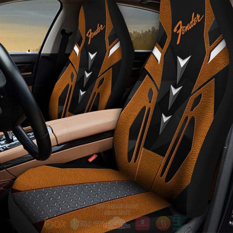 Fender Brown Car Seat Cover