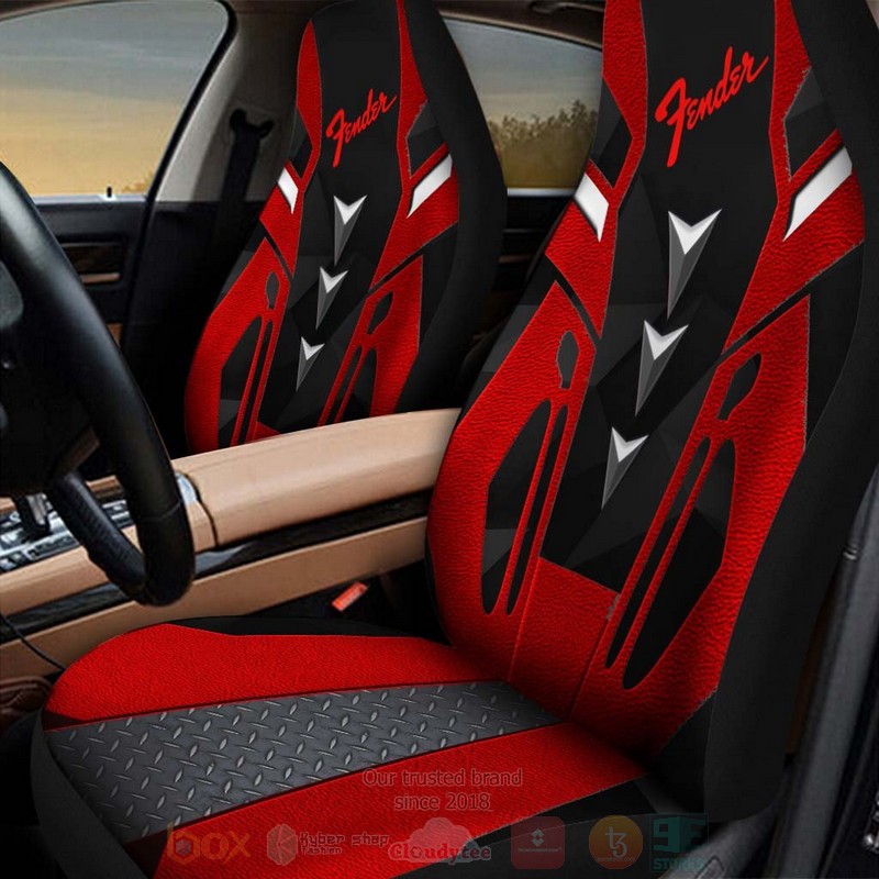 Fender Red Car Seat Cover