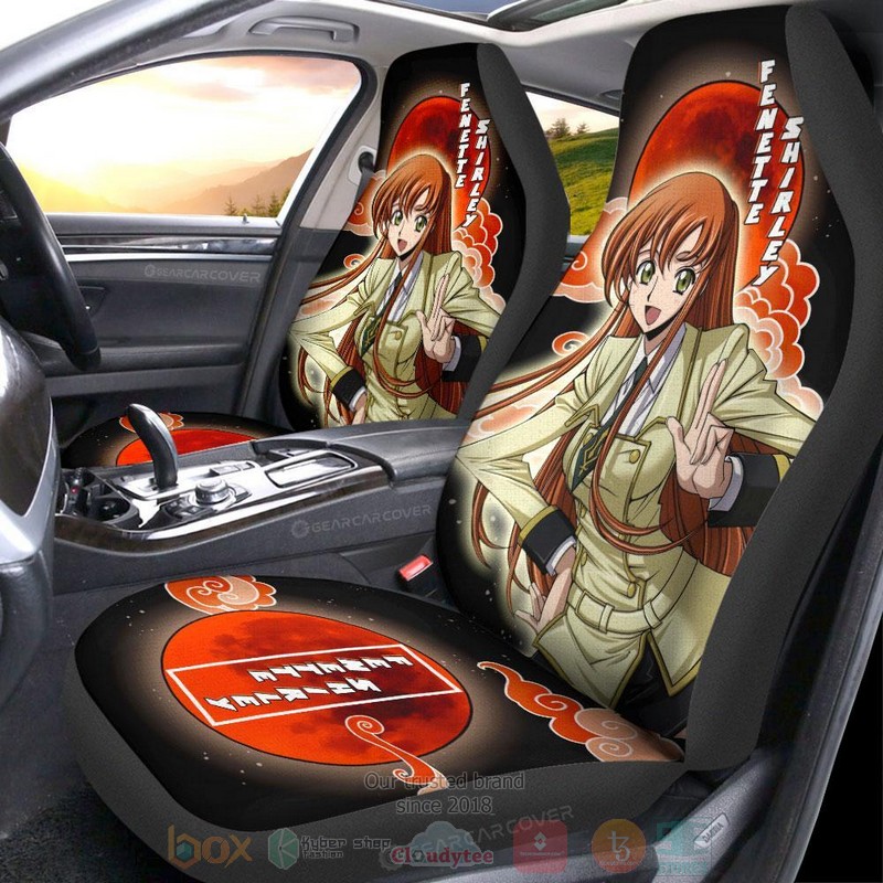 Fenette Shirley Code Geass Anime Car Seat Cover 1