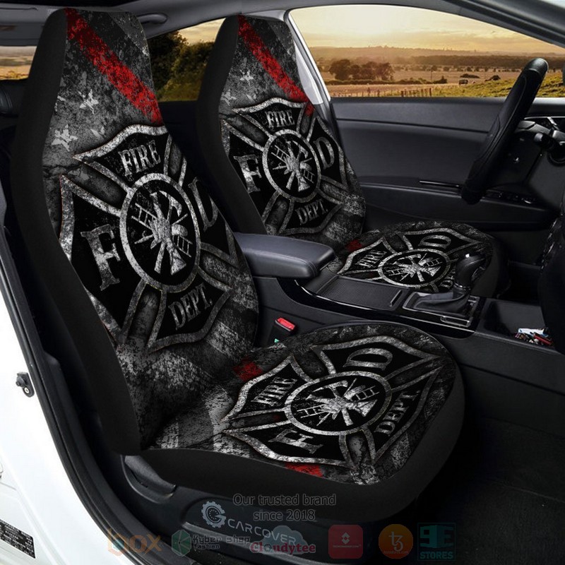 Fire Dept Car Seat Cover