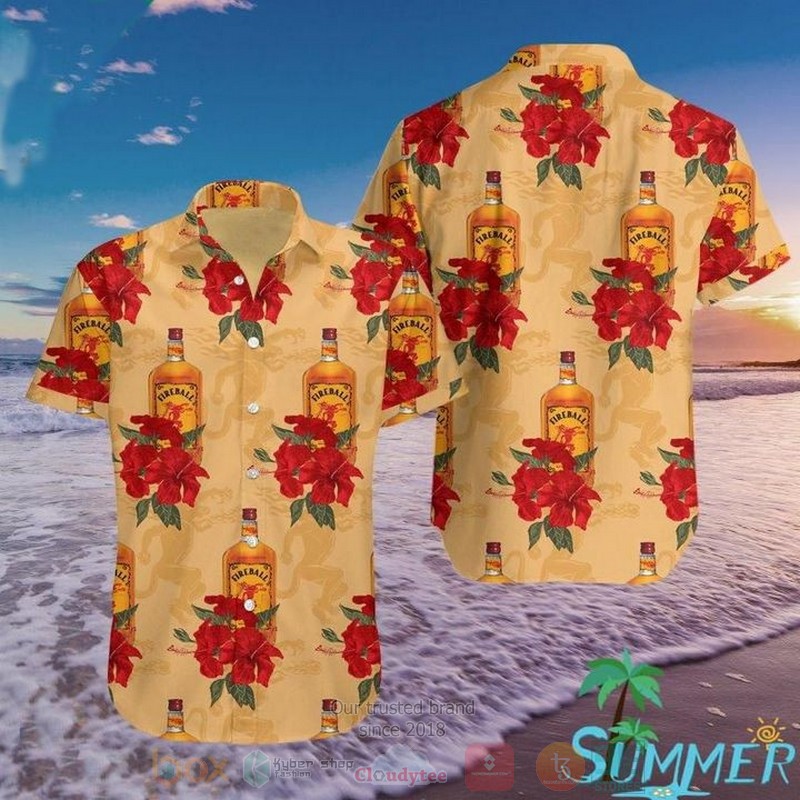 Fireball Aloha Short Sleeve Hawaiian Shirt