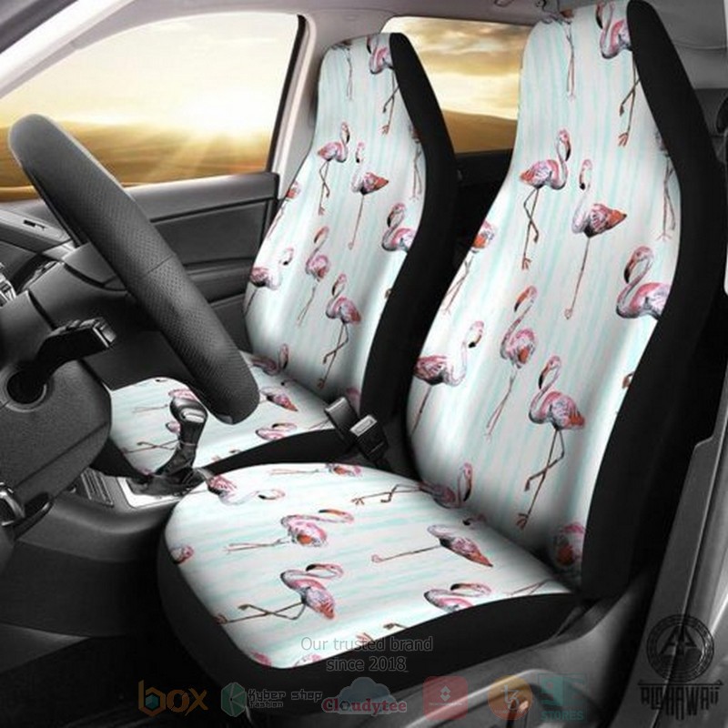 Flamingos Car Seat Cover