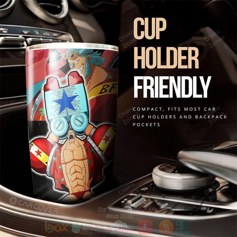 Franky Super One Piece Red Anime Tumbler 1