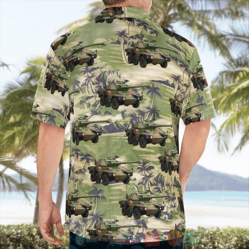 French Army Panhard ERC 90 Sagaie Hawaiian Shirt 1 2 3