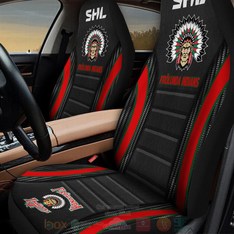 Frolunda HC SHL Black Red Car Seat Cover 1