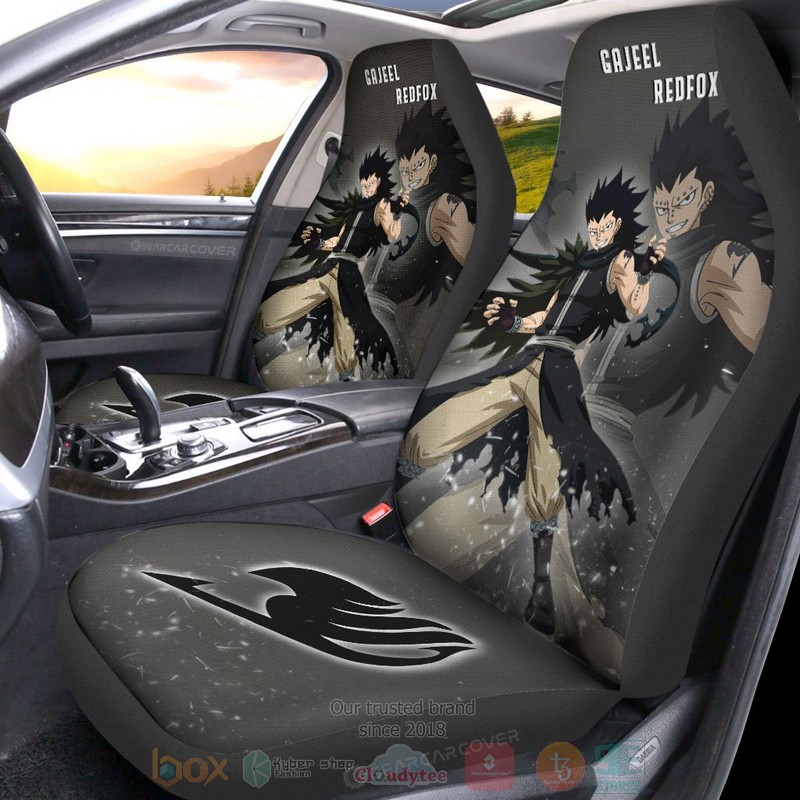 Gajeel Redfox Fairy Tail Anime Car Seat Cover 1