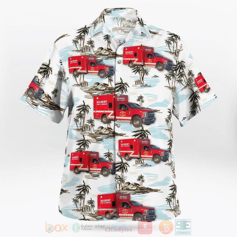 Gilbert Fire and Rescue Hawaiian Shirt 1