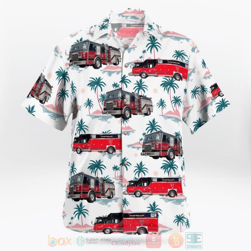 Goucher White Plains Fire Department Hawaiian Shirt 1